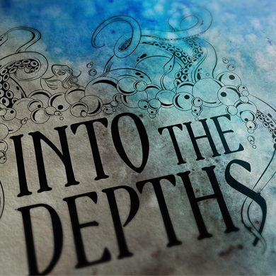 Into the Depths Logo Design Blandford