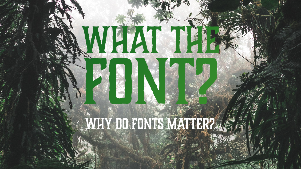 Why do fonts matter cover image